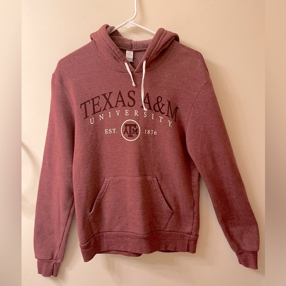 Texas A&M hoodie sweatshirt rose red women’s medium - Picture 8 of 8
